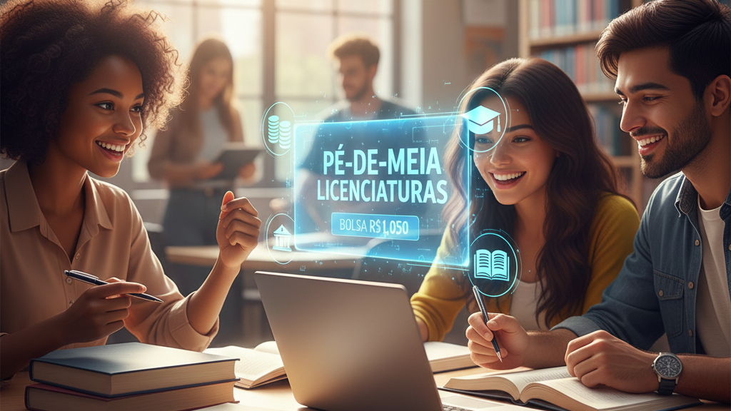 Pé-de-Meia Licenciaturas: Saiba como ganhar bolsa de R$ 1.050 ao entrar na faculdade hoje!